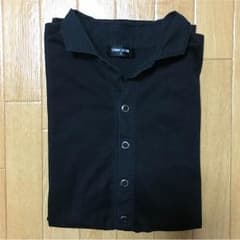 コムサイズム メンズ シャツ 黒 Lサイズ 値下げのサムネイル