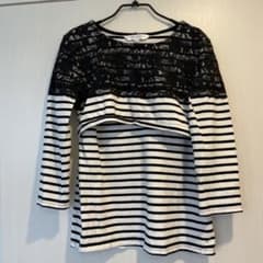 七分袖　授乳服のサムネイル