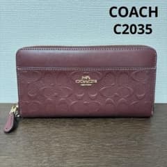 COACH C2035 コーチ シグネチャージッピーウォレット 長財布 - メルカリ