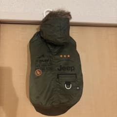 ドッグウェア　Jeepフライトジャケット【未使用】　犬服　4号のサムネイル