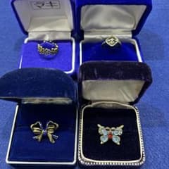 ヴィンテージデザインアクセサリーリング指輪まとめ売りセット遺品整理