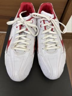 MIZUNO 野球 スパイク ホワイト×レッドのサムネイル