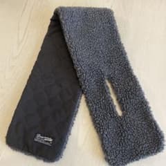 Breeze products マフラー ボア キルティング グレーのサムネイル