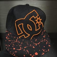 DC SHOES キャップ スナップバック ブラック オレンジのサムネイル