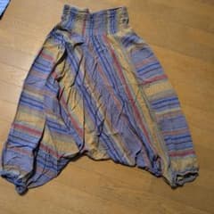 エスニック柄 サルエルパンツ レーヨン100% インド製のサムネイル