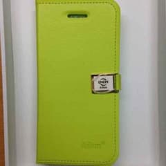 iPhone5c 手帳型ケース ライトグリーンのサムネイル