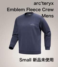新品未使用】Small Emblem Fleece Crew M ネイビー - メルカリ
