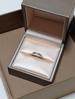 Pt950 Diamond Ring, Pinky Ring, Size 3