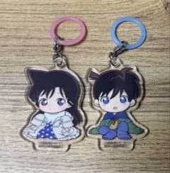 名探偵コナン ちぢませ隊めじるしアクセサリー 毛利蘭 工藤新一Aのサムネイル