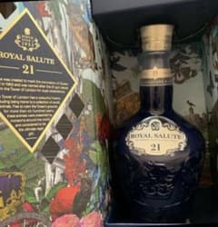 レア！ Salute 21年　ロイヤルサルート21 陶器　700ml ROYAL SALUTE 21年ロイヤルサルート 700mlロイヤルサルート陶器 - メルカリ