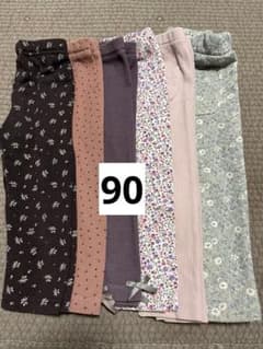 プティマイン　ユニクロ　パンツ　90サイズ　女の子　6点　保育園　まとめ売りのサムネイル