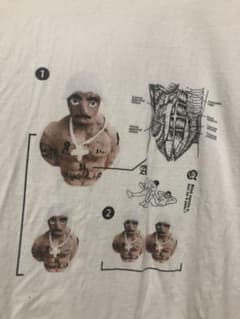 2pac 6pac Tシャツ　HIPHOPのサムネイル