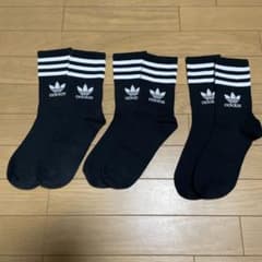 アディダス クルーソックス　25〜27cm 新品のサムネイル