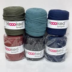 ズパゲッティ リサイクルヤーン Hoooked Zpagetti ハンドメイド①