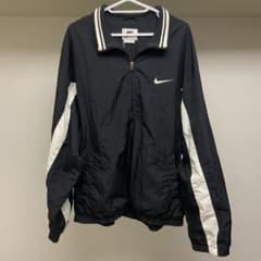 NIKE ナイキ　90sナイロンジャケット　ハーフジップ　銀タグ　激レアのサムネイル