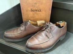 Berwick 1707 Uチップ 2369レザーシューズ ブラウンのサムネイル