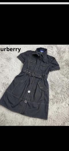美品⭐️Burberry バーバリー ブルーレーベル 半袖 ワンピース