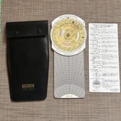 美品 「CONCISE MODEL AN-2 フライトコンピュータ　航法計算盤」 FLIGHT COMPUTER（フライトコンピューター－航法計算盤） AN-2