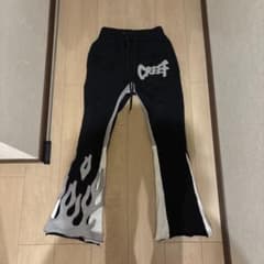 大人気‼️ CREEF フレア スウェットパンツ ファイヤーパターンのサムネイル