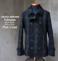 Fabtunes UA ブラックウォッチ メルトンウール 10ボタン Pコート m96325864015_1.jpg?1766487027