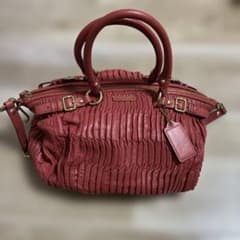 COACH コーチ マディソン ギャザード ソフィア 2WAY レザーバッグのサムネイル