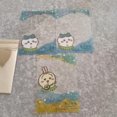 ✪ちいかわ ハチワレ•うさぎ人魚の島のひみつ クリアカード 3枚セット✪のサムネイル