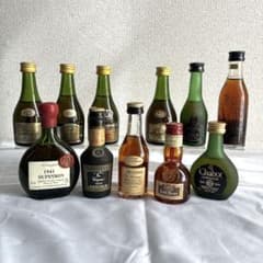 古酒 ヴィンテージ ミニボトルセット ヘネシー ナポレオンなど　68本セット 古酒 ヘネシー V.S.O.P 特級等 ミニボトル11本セット 未開栓 - メルカリ