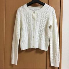 [まいち様専用]ダズリン ホワイトニットカーディガン♡のサムネイル