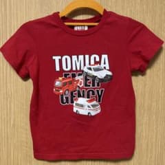 トミカ 半袖Tシャツ レッド キッズのサムネイル
