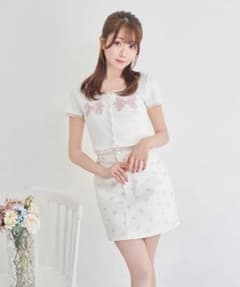 Rose'Muse(ロゼミューズ) レースリボントップスのサムネイル