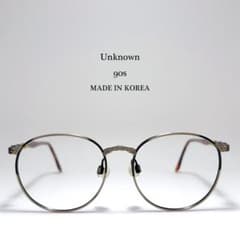 ◆ Unknown ◆ 90s Korean-made engraved antique style eyeglass frames
