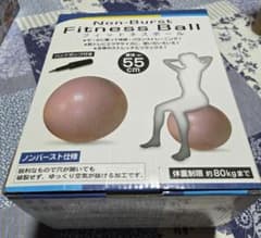 ノンバースト フィットネスボール 55cm ハンドポンプ付きのサムネイル