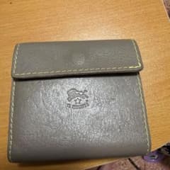 IL BISONTE 二つ折り財布 レザー グレーのサムネイル