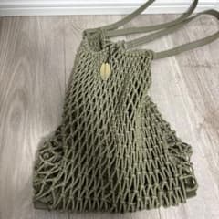 OLIVE des OLIVE メッシュバッグ カーキのサムネイル
