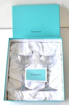 【yas様専用】TIFFANY ティファニー フローレット ワイングラス 2個のサムネイル