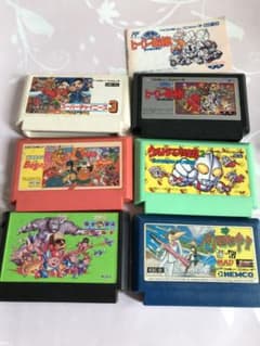 任天堂ファミコンソフトまとめ6本のサムネイル
