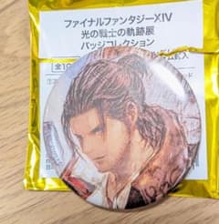 FF14 光の戦士の軌跡展 ヒカセン展 缶バッジ 光の戦士 ヒロシ FFXIV