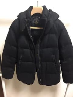 【美品】ナノユニバース 西川ダウン ダウンジャケット サイズ38 Mサイズ 黒のサムネイル