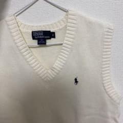 ‼️人気商品‼️POLOラルフローレン  ニットベスト 古着のサムネイル