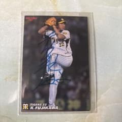 【美品】藤川球児 直筆サイン 2007年カルビー プロ野球チップスのサムネイル
