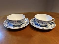 ⭐︎美品⭐︎ロイヤルコペンハーゲン ティーカップ・ソーサーのペア（1級品）のサムネイル