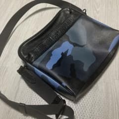 COACH ショルダーバッグ カモフラージュ柄 ブルー系のサムネイル