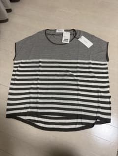 sita murt/ ノースリーブ ボーダー ニットトップスのサムネイル