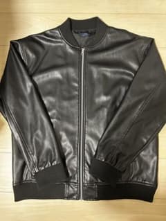 ITEMS URBAN RESEARCH フェイクレザー MA-1 ブルゾン Mのサムネイル