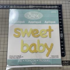 アンティークロゼ様　シジックス　カッティングダイ　sweet babyのサムネイル