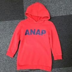 ANAPKIDS パーカーワンピ トレーナー 女の子 100cmのサムネイル