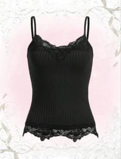 SHEIN レース キャミソール ブラックのサムネイル