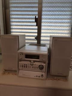 CD➕MDプレーヤー スピーカー2個 CD➕MDプレーヤー スピーカー2個 - メルカリ
