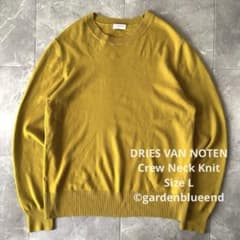 DRIES VAN NOTEN クルーネックニット サイズL 薄手 ウール 春物 - メルカリ