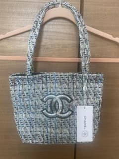 CHANEL ノベルティ ツイード トートバッグ - メルカリ